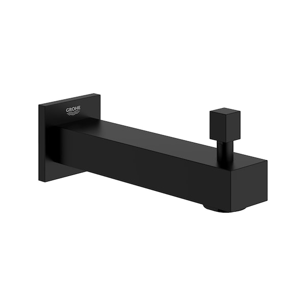 Eurocube Diverter Tub Spout, Black